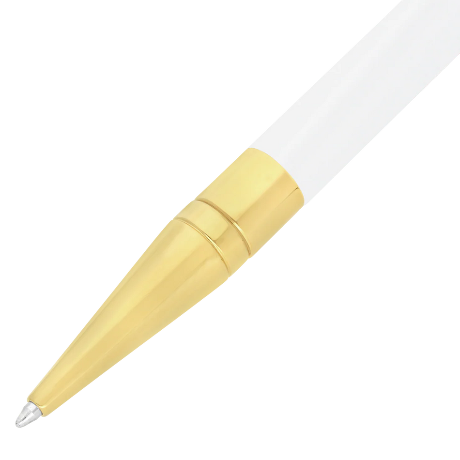 S.T. Dupont D-Initial White/Gold