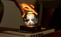 Gingko Amber Crystal Light - Life Tree