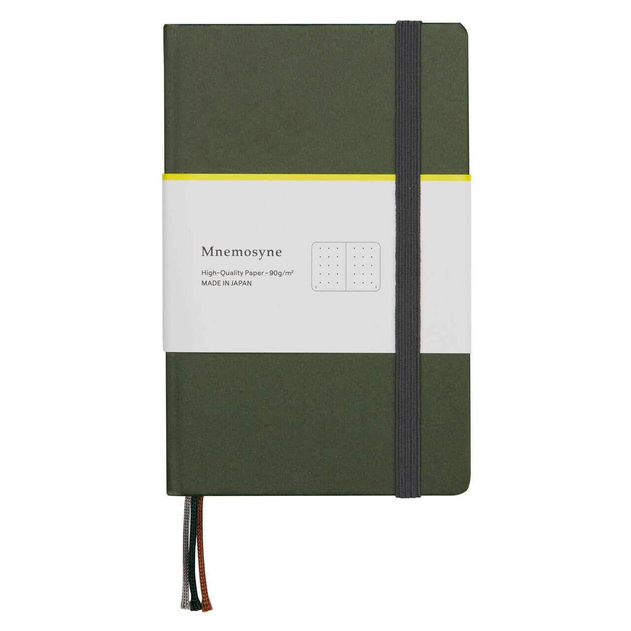 Mnemosyne N868 A6 Hardcover Dotted Journal - Deep Green