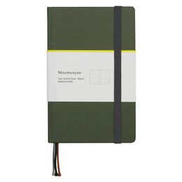 Mnemosyne N868 A6 Hardcover Dotted Journal - Deep Green