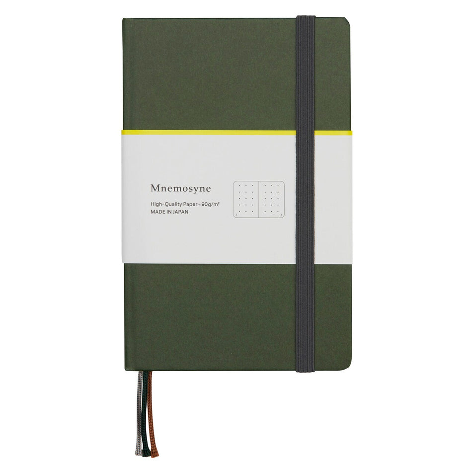Mnemosyne N868 A6 Hardcover Dotted Journal - Deep Green