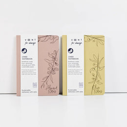 VENT for change A5 Enviro Notebook - Almonds