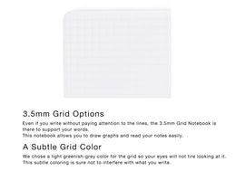 ITO BINDERY A6 Notebook- Grid