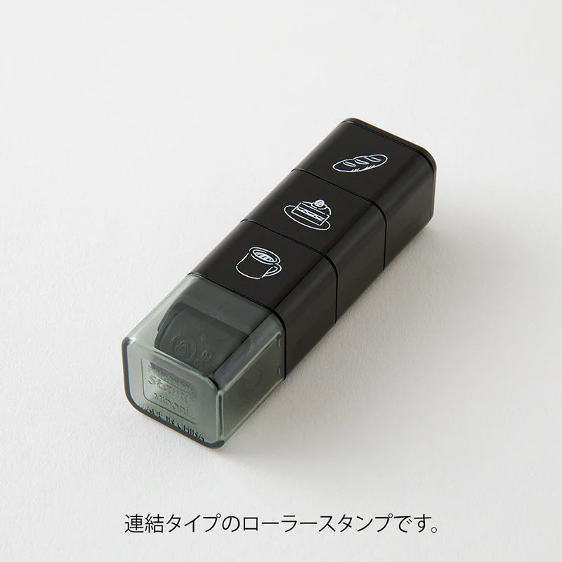 Midori Paintable Stamp Roller - Cafe