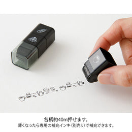 Midori Paintable Stamp Roller - Cafe