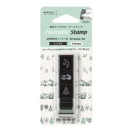 Midori Paintable Stamp Roller - Mountain View