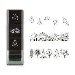 Midori Paintable Stamp Roller - Mountain View
