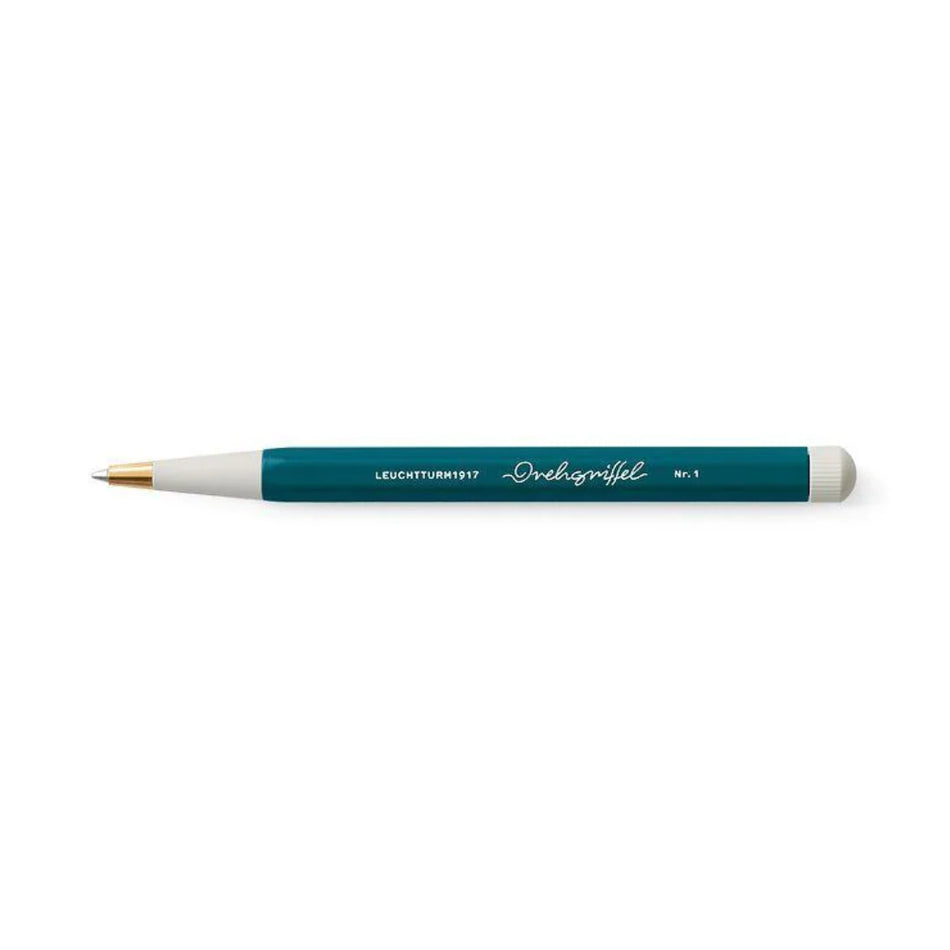 LEUCHTTURM1917 Drehgriffel Nr. 1, pen with black gel ink (d) - Pacific Green