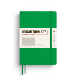 LEUCHTTURM1917 HC Notebook, Medium (A5), 251 p., Ruled - Spring Leaf