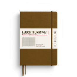 LEUCHTTURM1917 Notebook HC Medium (A5), 251 p, Squared - Spice Brown