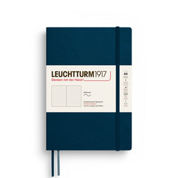 LEUCHTTURM1917 Notebook Softcover Medium (A5), 123 p, Dotted - Deep Sea Blue