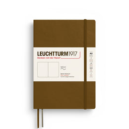 LEUCHTTURM1917 Notebook SC Medium (A5), 123 p, Plain - Spice Brown