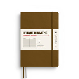 LEUCHTTURM1917 Notebook SC Medium (A5), 123 p, Ruled - Spice Brown