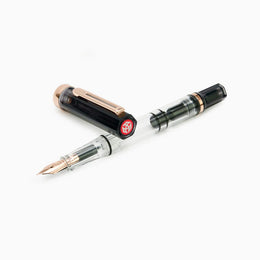 Twsbi Eco Fountain Pen - Smoke RoseGold (d)