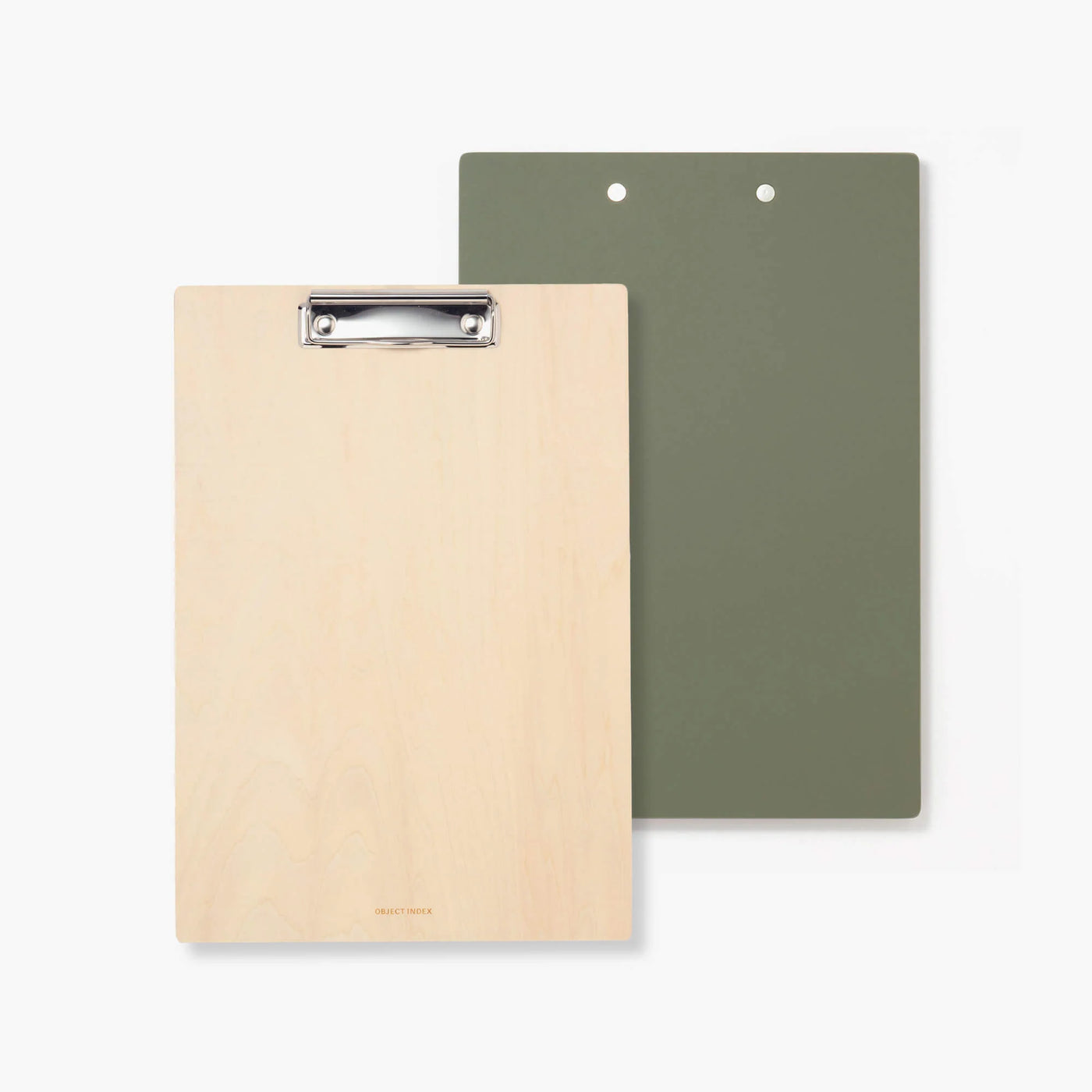Object Index A4 Layered Clipboard - Olive Back