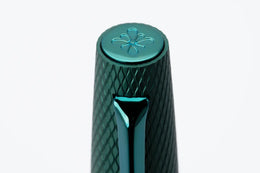 Diplomat Viper Rollerball - Green Guilloche