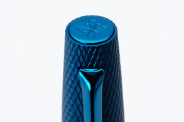 Diplomat Viper Fountain Pen Blue Guilloche - Fine/Medium
