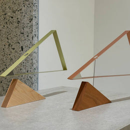 Moving sculpture Plant dyed Aluminum | Sail away: Green