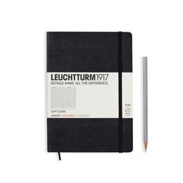 LEUCHTTURM1917 SC Notebook, Medium (A5), 123 p., Squared - Black