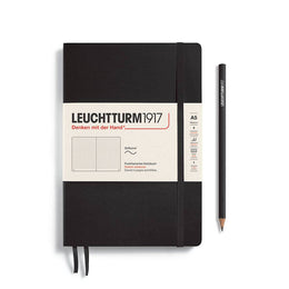 LEUCHTTURM1917 SC Notebook, Medium (A5), 123 p., Dotted - Black