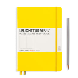 LEUCHTTURM1917 HC Notebook, Medium (A5), 251 p., Dotted - Lemon