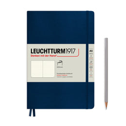 LEUCHTTURM1917 SC Notebook, Medium (A5), 123 p., Dotted - Navy Blue