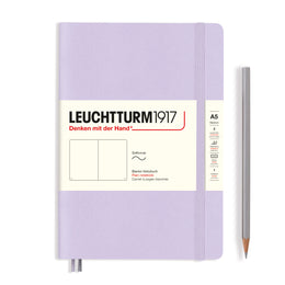 LEUCHTTURM1917 Notebook Softcover Medium (A5), 123 pages, Plain - Lilac Purple
