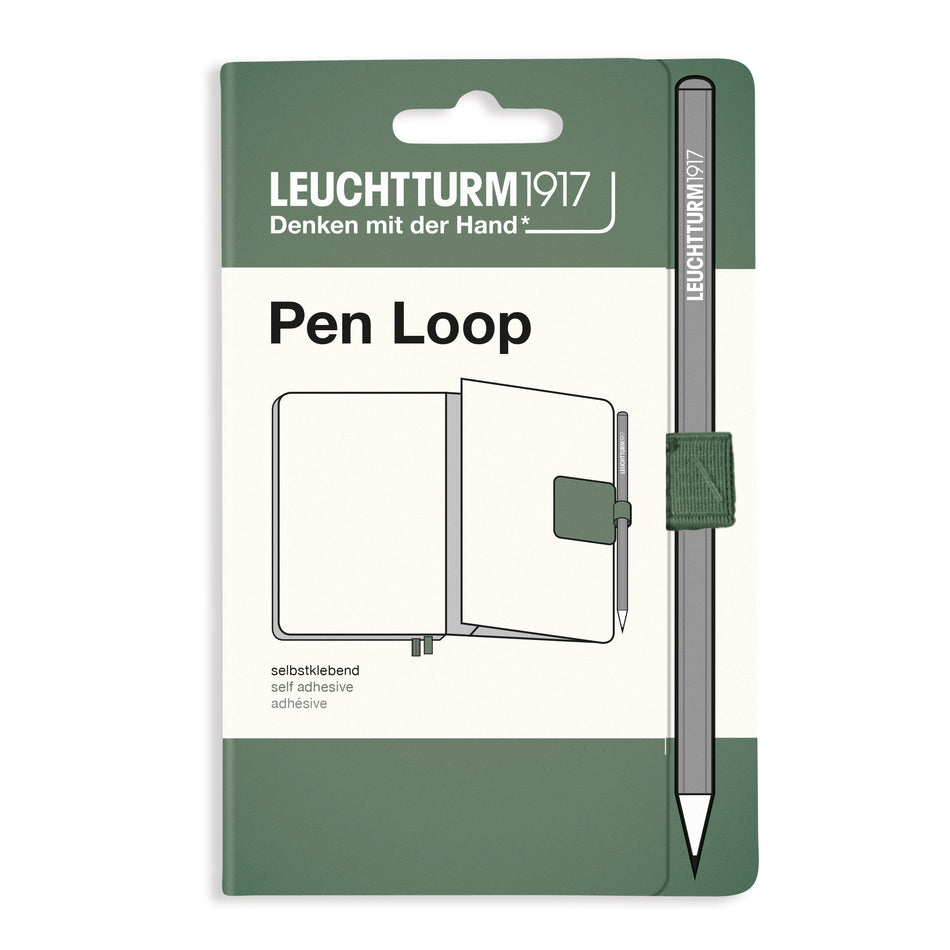 LEUCHTTURM1917 Pen Loop - Olive Green