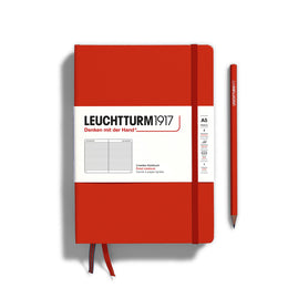 LEUCHTTURM1917 HC Notebook, Medium (A5), 251 p., Ruled - Fox Red