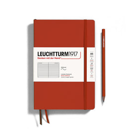LEUCHTTURM1917 SC Notebook, Medium (A5), 123 p., Ruled - Fox Red