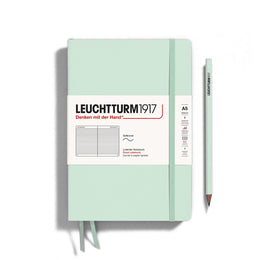 LEUCHTTURM1917 SC Notebook, Medium (A5), 123 p., Ruled - Mint Green