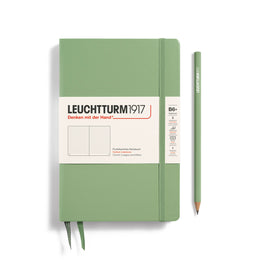 LEUCHTTURM1917 Notebook Hardcover Paperback (B6+), Dotted, 123 pages - Sage Green
