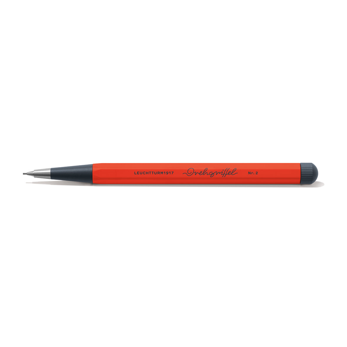 LEUCHTTURM1917 Drehgriffel Nr. 2 Twist Pencil HB Graphite (0.7mm) Aluminium Barrel - Lobster Red