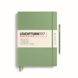 LEUCHTTURM1917 Notebook Hardcover Master Classic (A4+), Ruled, 235 pages - Sage Green
