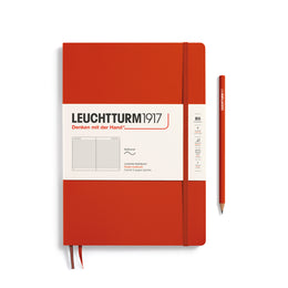LEUCHTTURM1917 Notebook Softcover Composition (B5), Ruled, 123 pages - Fox Red