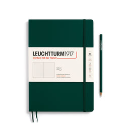 LEUCHTTURM1917 Notebook Softcover Composition (B5), Dotted, 123 pages - Forest Green