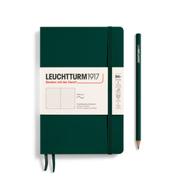 LEUCHTTURM1917 Notebook Softcover Paperback (B6+), Dotted, 123 pages - Forest Green