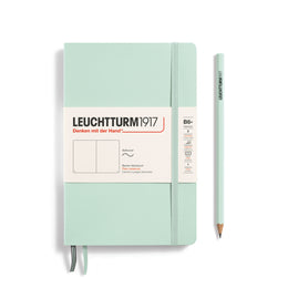 LEUCHTTURM1917 Notebook Softcover Paperback (B6+), Plain, 123 pages - Mint Green