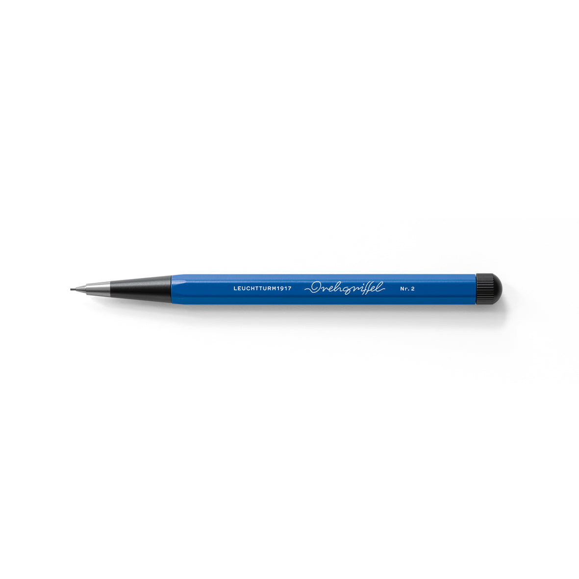 LEUCHTTURM1917 Drehgriffel Nr. 2, Mechanical Pencil, HB Graphite (0.7mm), Royal Blue with Black
