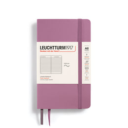 LEUCHTTURM1917 Notebook Pocket (A6), Softcover, 123 pages, ruled - Dusty Rose