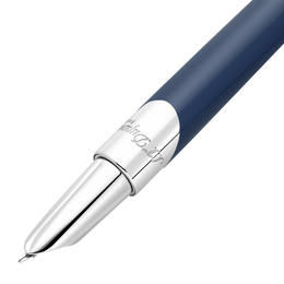 S.T. Dupont Defi Millennium Fountain Pen - Blue/Silver