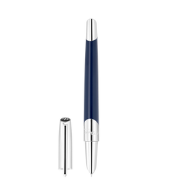 S.T. Dupont Defi Millennium Fountain Pen - Blue/Silver