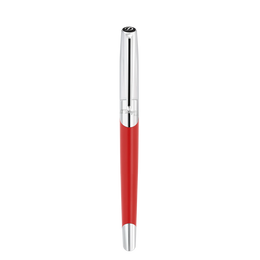 S.T. Dupont Defi Millennium Fountain Pen - Matte Red/Silver