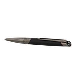 S.T. Dupont Defi Millennium Silver And Matte Black Ballpoint Pen