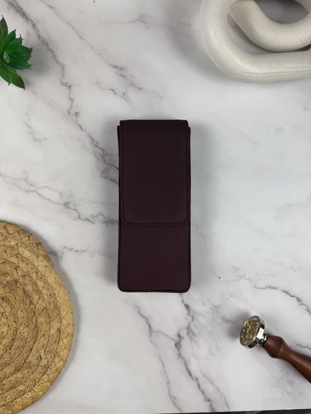 Girologio 3 Pen Magnetic Leather Case - Sugar Plum
