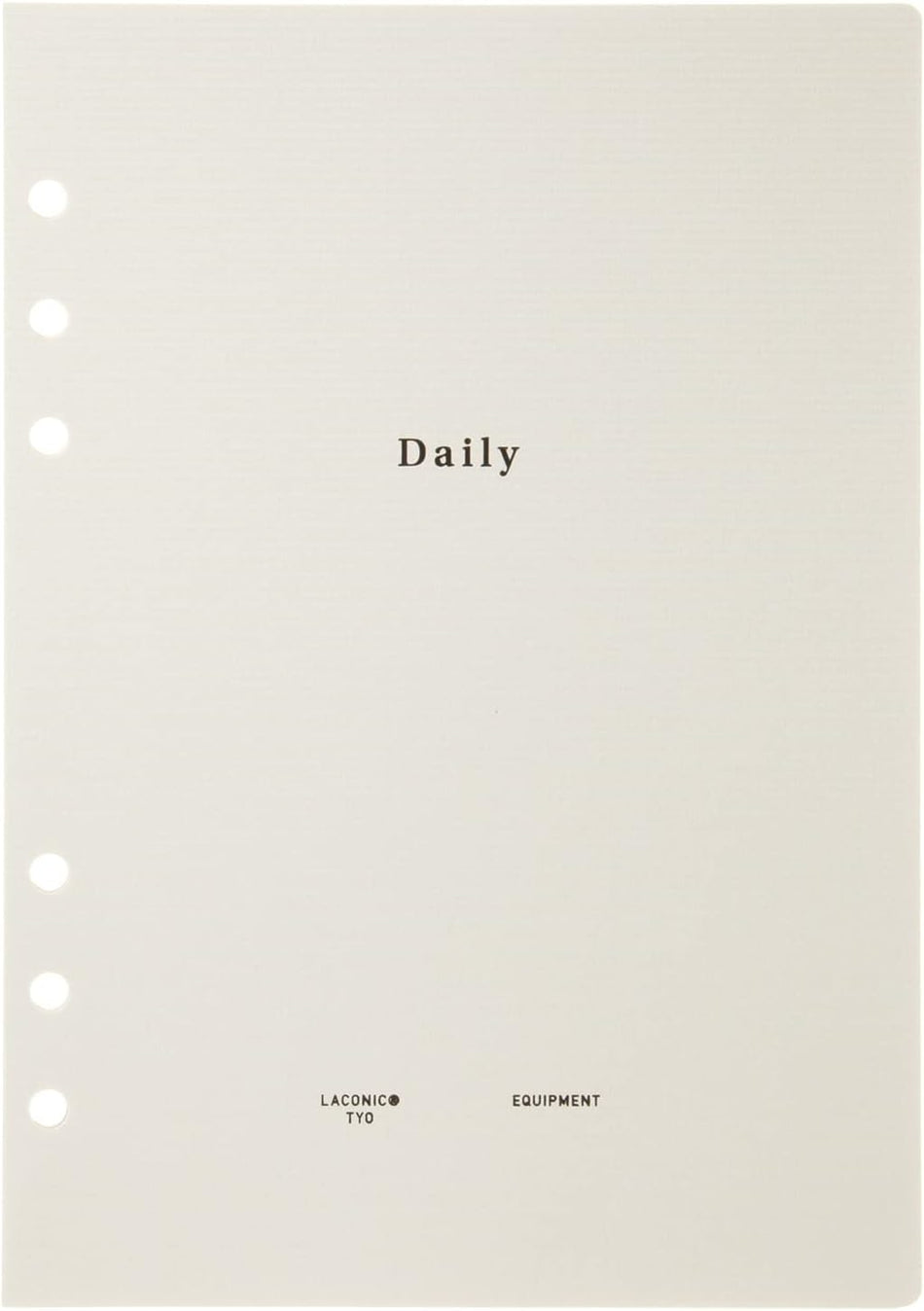 Laconic Style A5 Notebook Refill - Daily