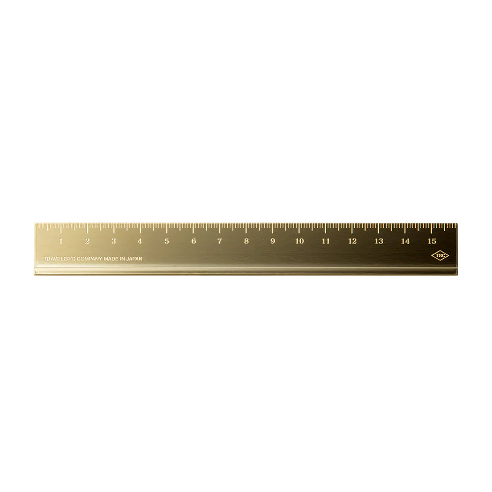 TRAVELER'S CO. Brass Ruler
