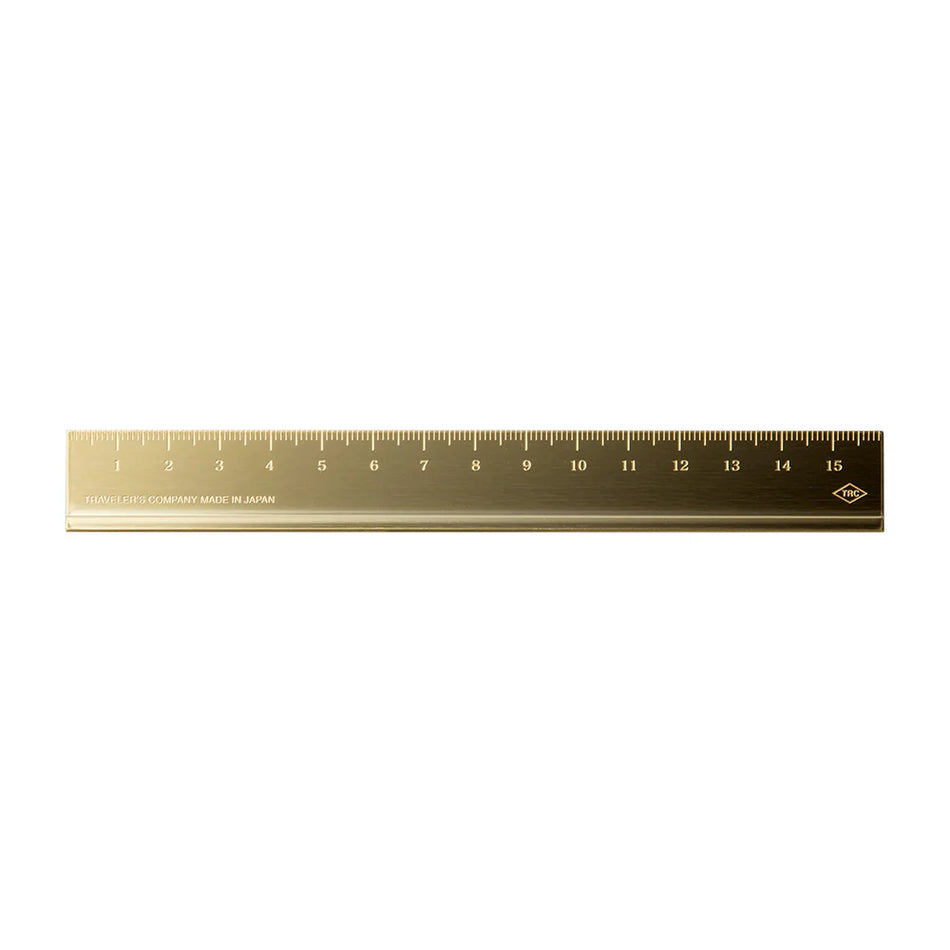 TRAVELER'S CO. Brass Ruler