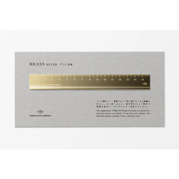 TRAVELER'S CO. Brass Ruler