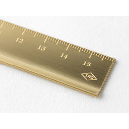 TRAVELER'S CO. Brass Ruler